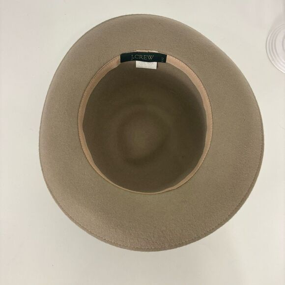 J. Crew Light Brown Wool Made In Italy Hat Size 8 - Picture 5 of 7